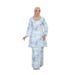 Elegant 3D Floral Maxi Dress With Long Sleeves – Stretchy Rayon Blend Women’s Dress (S-5XL, Wrap Style, Office & Evening Wear)_ecoleips.com
