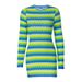 Women's Long Sleeve Lace Up Hollow Dress Candy Color Leaky Back Design Casual Mini Dress For Women_ecoleips.com