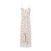 Sexy High-Slit Lace-Up Bodycon Dress – Sleeveless Long Slit Evening Gown With V-Neck & Side Tie Detail (S-L, White, Polyester)_ecoleips.com