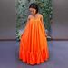Long Flowy Maxi Dress - Strappy Sundress With Ruffled Hem In 25 Colors (S-5xl) Color Spectrum Choice_ecoleips.com