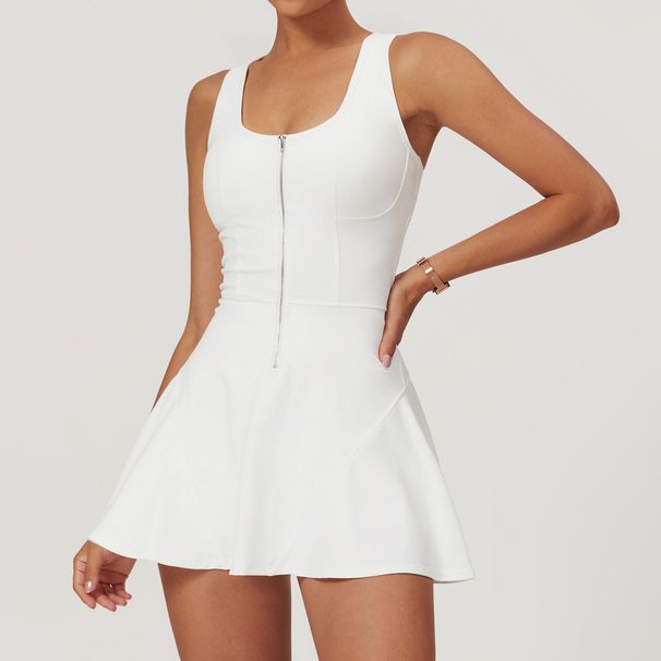 Women's Clothing Nude Anti Exposure Bottoming Sports Dress Women's Summer New Outdoor Running Fitness Tennis Skirt 8832_ecoleips.com