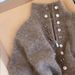 Women's Heavyweight Double-Breasted Stand Collar Zip-Up Knit Sweater Coat – Cozy Winter Pullover With Lazy Chic Style (Grey/Red)_ecoleips.com