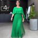 Women's Plus Size Casual Dress Comfortable Cross-Over Style Shawl Raglan Sleeve Large Skirt Fashion_ecoleips.com