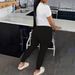 Women's Clothing Women's Fashion T-Shirt And Long Pants Set Short Sleeve Clothing Outfit For Women For Formal & Casual For Women_ecoleips.com