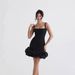 Women's Clothing Sexy Suspenders Slim Backless Hot Girl Short Skirt Dress_ecoleips.com