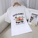 Women's Casual Round Neck Short Sleeve T-Shirt Multi-Color American Style Simple Fashionable Sports Top Solid Printed Loose Fit_ecoleips.com