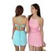 Women's Clothing One Piece Swimsuit 5 Color Knitted High Waisted Concealing Tummy Tie Waist Backless Korean New Style_ecoleips.com