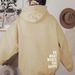 Women's Clothing XS 5X Drop Shoulder Sleeves Ladies New Letter Pattern Retro Print Top Pullover Loose Hooded_ecoleips.com