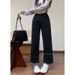 Light Blue Straight-leg Jeans Women, New Autumn Style, Suitable For Pear-shaped Body, Plus Size, High-waisted, Loose,_ecoleips.com