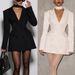 Women's Clothing Elegant Slim Fit Cardigan Solid Color Long Sleeve Lapel Suit Blazer Top_ecoleips.com