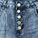 Promotional Item, In-stock Cross-border European And American Women's Jeans, Unique High-waisted Stretchy Studded Raw_ecoleips.com