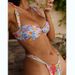 Sexy Underwire Bikini Set – High-Waisted & Backless Two-Piece Swimwear (S-L, Polyester-Spandex, Adjustable Ties, Tropical Print)_ecoleips.com