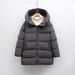 New White Duck Down Solid Color Simple Hooded Down Jacket Women's Loose New Winter Long Thickened Coat Tide_ecoleips.com