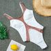 Aria Basics Foreign Trade Swimwear, Flesh-colored Mesh Patchwork Women's Swimsuit, 2022 Popular Bikini One-piece Style_ecoleips.com