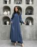 Women's Clothing New Fashion Multi Button Long Sleeved Split Collar Shirt Casual Straight Pants Two Piece Suit_ecoleips.com