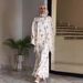 Women's Clothing Spring And Summer New Women's Comfortable Leisure Home Printed Robe Dress Set_ecoleips.com