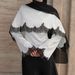 Women's Lace Trim Satin Long Sleeve Blouse – Elegant Peplum Top For Casual & Office Wear_ecoleips.com