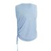 K Drawstring Sleeveless Sports Top With Loose And Thin Training Cover, Quick Drying Running Yoga Women's Top_ecoleips.com
