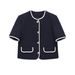 Women's Clothing French Fashion Short Sleeve Knitted Cardigan Set Women's Spring Autumn Summer Regular Size_ecoleips.com