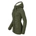 Women's Clothing Elegant Women's Fleece Jacket With Zipper Pockets, Slim Fit, Long Sleeve, Solid Color, Autumn Winter Fashion_ecoleips.com
