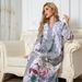 SW1005 Muslim Women's Robe Full Print Inlaid With Diamonds And Beads Long Dress Abayas_ecoleips.com
