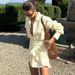 TARUXY Lace Up Shirt Dress Women's Summer New Vacation Lazy Solid Lapel Bodycon Irregular Shirt Dress Female Travel Beach Dress_ecoleips.com