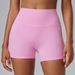 vvcx 2025s Brushed Naked Feel Yoga Three-Quarter Quick-Dry Tight Sports Shorts Women Butt-Lifting Running Training Fitness Pants_ecoleips.com