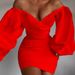 Cross-Border European And American Foreign Trade Women's Fashion 2025 Autumn Winter Slim Sexy Solid Color_ecoleips.com