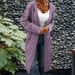 Chunky Knit Cardigan Women’s Oversized Longline Open Front Sweater Coat With Cable Stitch & Pockets (V-Neck, Hooded/Non-Hooded)_ecoleips.com