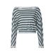 European American Best-selling Striped Long-sleeve T-shirt Women, 2025 Autumn And Winter New Fashion Lace Trim Knit Top_ecoleips.com