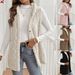 Women's Clothing Reversible Fleece Hooded Cardigan Vest - Soft & Stylish Casual Outerwear For Autumn & Winter_ecoleips.com