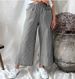 Suitable For All Seasons 2025 Four Seasons New Cotton Linen Loose Fashion Casual Straight Pants Women's Wear_ecoleips.com