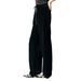 Women's Velvet Wide-leg High-end Style, 2026 Spring Collection, Smooth Drape, Ultra-high Waist, Slimming Straight-leg_ecoleips.com