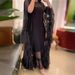 "Elegant Mesh Swing Evening Dress – Sexy Cape Detail For Parties & Special Occasions (S-XXL, Black)"_ecoleips.com