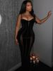 Women's Sexy Sheer Mesh Slim Fit Halter Bodycon Maxi Dress – Black Elegant Party Evening Gown_ecoleips.com