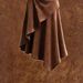 2026 New European And American Style Suede Asymmetrical Tassel Bodycon Short Retro Fashion Half Skirt_ecoleips.com