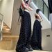 Women's Digital Print Heavyweight Slimming Straight Leg Trousers Casual Simple Style Summer Sportswear_ecoleips.com