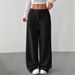 Plus Size Corduroy High-Waisted Wide-Leg Pants For Women - Fall & Winter Oversized Palazzo Trousers With Multiple Pockets (S-XXL)_ecoleips.com