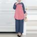 2025 Muslim Two-Piece Cotton Linen Solid Color Spring Autumn Long Sleeve Cardigan Shirt And Pants Set_ecoleips.com