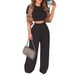 2024 Autumn Cross-Border Foreign Trade European And American Women's Clothing Printed Two-Piece Short_ecoleips.com