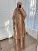 2025Loriya Large Hem Solid Color Top + Skirt Two-Piece Set LR423_ecoleips.com