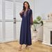 Women's Clothing Middle East Dubai Summer New Women's Wear Dubai Travel Party Dinner Dress Fashion Long Sleeve Dress_ecoleips.com