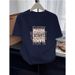 Women's Classic Fit Short Sleeve T-Shirt – Korean-Inspired Crew Neck Cotton Top With Minimalist Letter Print (7 Colors, S-3XL)_ecoleips.com