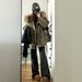 girl 2025 New Winter Elegant Jacket For Women, Mid-Length Slim Fit Parka With Fleece, Petite Cotton Coat_ecoleips.com