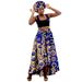 Spring New Women's Clothing Printed Long Skirt, Headscarf Set, Cross-border E-commerce Supply And Delivery Wy10072_ecoleips.com
