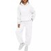2023 European American Foreign Trade Autumn And Winter New Women's Two-Piece Casual Hoodie Tracksuit Long Pants_ecoleips.com