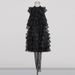 Women's Clothing Celebrity Fashion Retro Lotus Leaf Skirt Spring New Sleeveless Lotus Leaf Edge Collar High End Dress Female_ecoleips.com
