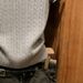 Women's Base Layer Top Slimming Gray Cable Knit Textured Round Neck Short Sleeve Sweater Spring Summer Knitted Sweater_ecoleips.com