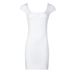 Aria Basics Aria Basics 2025 Autumn/Winter Cross-Border Ruffled Short-Sleeve Bodycon European And American Sexy Women's Dress Short Style_ecoleips.com