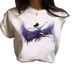 Women's New Watercolor Ballet Girl T-shirt, Cartoon Base Shirt, Casual Loose Top, Women's T-shirt_ecoleips.com